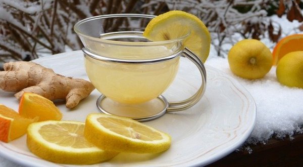 Очистка лимоном имбирем и куркумой